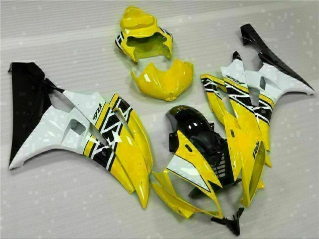 Cheapest 2006-2007 Yellow White Black Yamaha YZF R6 Motorcylce Fairings Canada