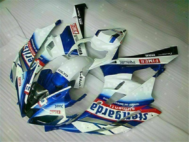 Cheapest 2006-2007 White Blue Yamaha YZF R6 Motorbike Fairing Canada