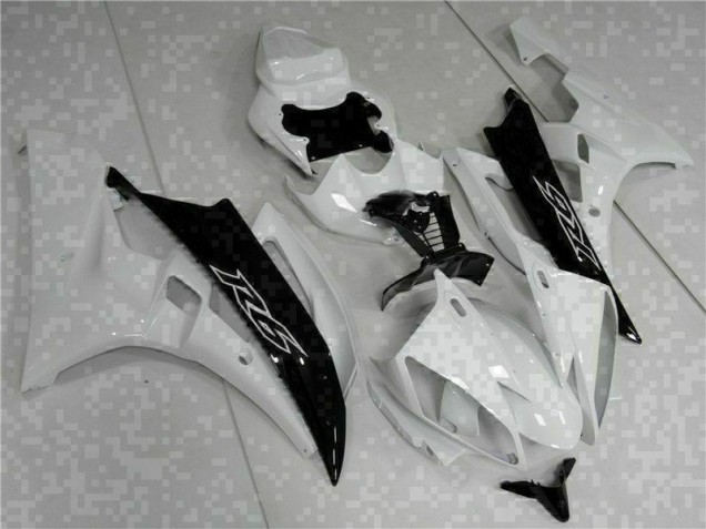 Cheapest 2006-2007 White Black Yamaha YZF R6 Bike Fairings Canada Cheapest 2006-2007 White Black Yamaha YZF R6 Bike Fairings Canada