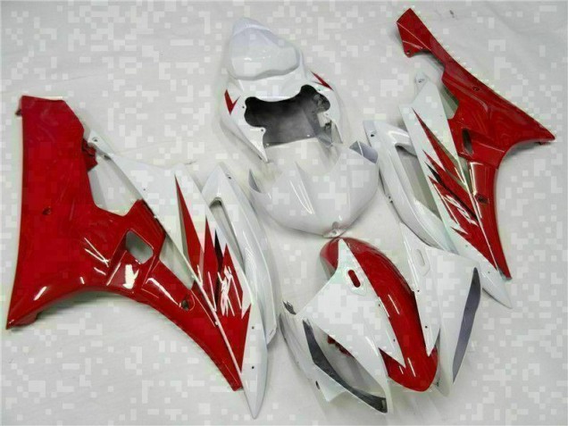 Cheapest 2006-2007 Red White Yamaha YZF R6 Motorcycle Bodywork Canada Cheapest 2006-2007 Red White Yamaha YZF R6 Motorcycle Bodywork Canada