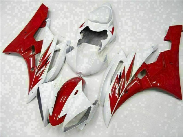 Cheapest 2006-2007 Red White Yamaha YZF R6 Motorcycle Bodywork Canada Cheapest 2006-2007 Red White Yamaha YZF R6 Motorcycle Bodywork Canada