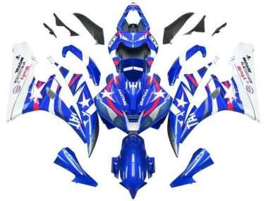 Cheapest 2006-2007 Blue Star Fiat Yamaha YZF R6 Replacement Motorcycle Fairings Canada