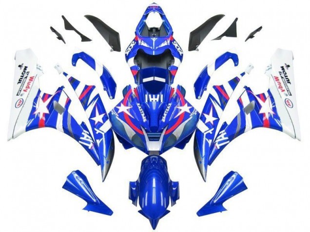 Cheapest 2006-2007 Blue Star Fiat Yamaha YZF R6 Replacement Motorcycle Fairings Canada Cheapest 2006-2007 Blue Star Fiat Yamaha YZF R6 Replacement Motorcycle Fairings Canada