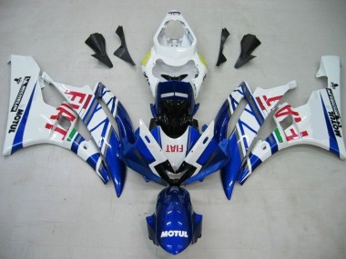 Cheapest 2006-2007 Blue White Motul Red Fiat Yamaha YZF R6 Motorcycle Fairings Kits Canada