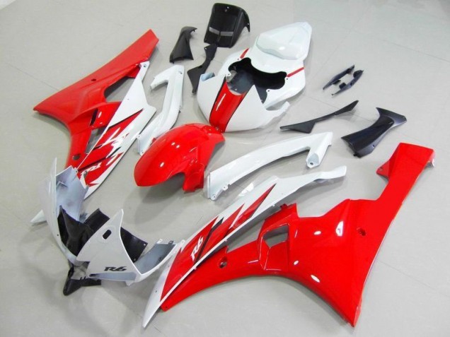 Cheapest 2006-2007 Red White Yamaha YZF R6 Motorcycle Fairings Kit Canada Cheapest 2006-2007 Red White Yamaha YZF R6 Motorcycle Fairings Kit Canada