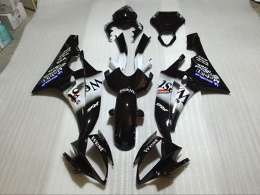 Cheapest 2006-2007 Glossy Black Yamaha YZF R6 Bike Fairing Canada
