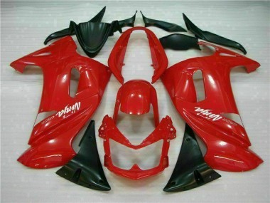 Cheapest 2006-2008 Glossy Red Kawasaki EX650 Motorbike Fairing Canada