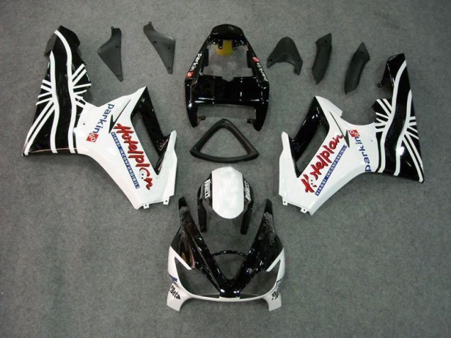 Cheapest 2006-2008 Black White Triumph Daytona 675 Triple Bike Fairings Canada Cheapest 2006-2008 Black White Triumph Daytona 675 Triple Bike Fairings Canada