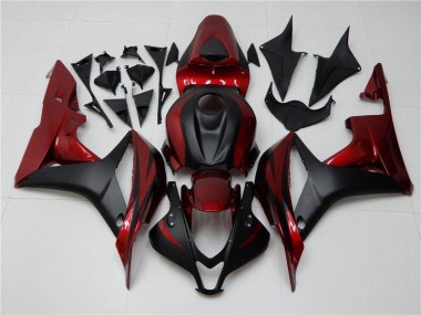 Cheapest 2007-2008 Red Black Honda CBR600RR Bike Fairing Canada