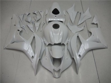 Cheapest 2007-2008 Pearl White Honda CBR600RR Motorbike Fairing Canada