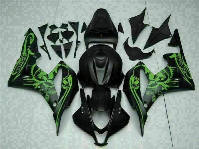 Cheapest 2007-2008 Black Green Honda CBR600RR Motorcycle Fairing Kits Canada Cheapest 2007-2008 Black Green Honda CBR600RR Motorcycle Fairing Kits Canada