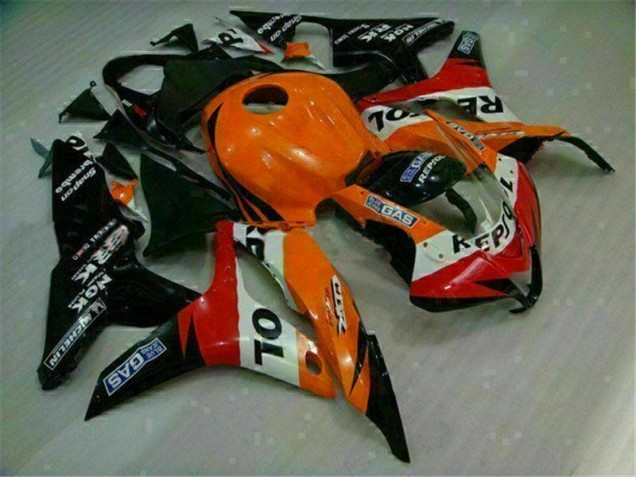 Cheapest 2007-2008 Orange Black Repsol Honda CBR600RR Motorcycle Replacement Fairings Canada