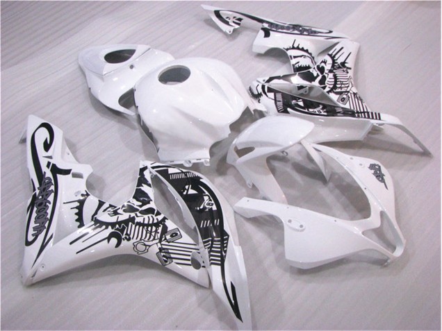 Cheapest 2007-2008 Black White Honda CBR600RR Replacement Motorcycle Fairings Canada Cheapest 2007-2008 Black White Honda CBR600RR Replacement Motorcycle Fairings Canada