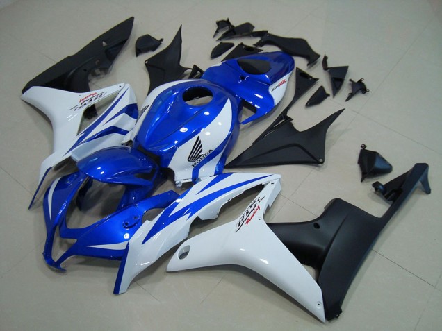 Cheapest 2007-2008 Blue White Matte Black Honda CBR600RR Motorcycle Replacement Fairings Canada Cheapest 2007-2008 Blue White Matte Black Honda CBR600RR Motorcycle Replacement Fairings Canada