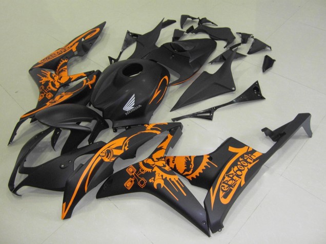 Cheapest 2007-2008 Matte Black Orange Sticker Honda CBR600RR Motorbike Fairing Canada Cheapest 2007-2008 Matte Black Orange Sticker Honda CBR600RR Motorbike Fairing Canada