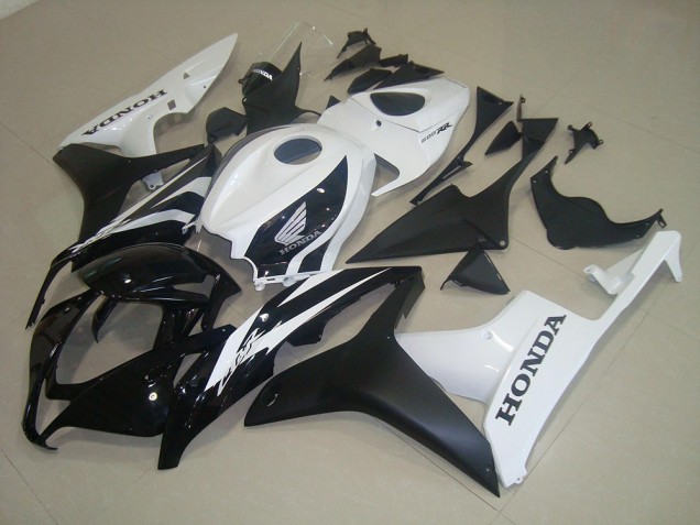 Cheapest 2007-2008 Matte Black White Honda CBR600RR Bike Fairing Kit Canada Cheapest 2007-2008 Matte Black White Honda CBR600RR Bike Fairing Kit Canada