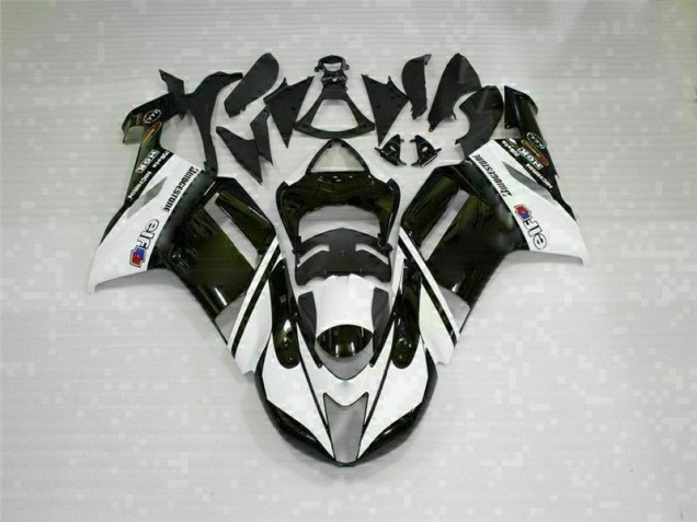 Cheapest 2007-2008 Black White Kawasaki ZX6R Bike Fairings Canada Cheapest 2007-2008 Black White Kawasaki ZX6R Bike Fairings Canada