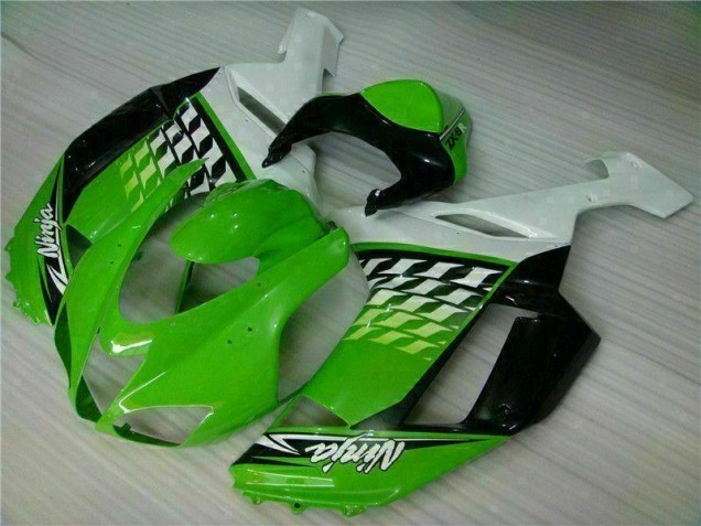 Cheapest 2007-2008 Green White Ninja Kawasaki ZX6R Motorbike Fairing Canada Cheapest 2007-2008 Green White Ninja Kawasaki ZX6R Motorbike Fairing Canada
