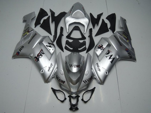 Cheapest 2007-2008 Silver West Kawasaki ZX6R Replacement Fairings Canada Cheapest 2007-2008 Silver West Kawasaki ZX6R Replacement Fairings Canada
