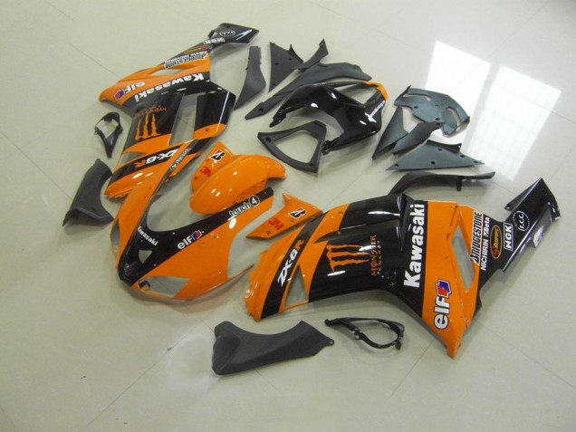 Cheapest 2007-2008 Orange Monster Kawasaki ZX6R Motor Fairings Canada Cheapest 2007-2008 Orange Monster Kawasaki ZX6R Motor Fairings Canada