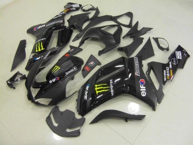 Cheapest 2007-2008 Black Monster Kawasaki ZX6R Motorcylce Fairings Canada