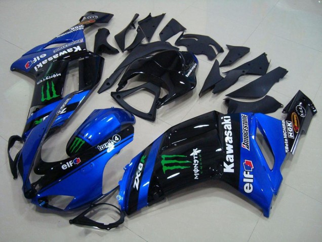 Cheapest 2007-2008 Blue Monster Kawasaki ZX6R Motorbike Fairings Canada Cheapest 2007-2008 Blue Monster Kawasaki ZX6R Motorbike Fairings Canada