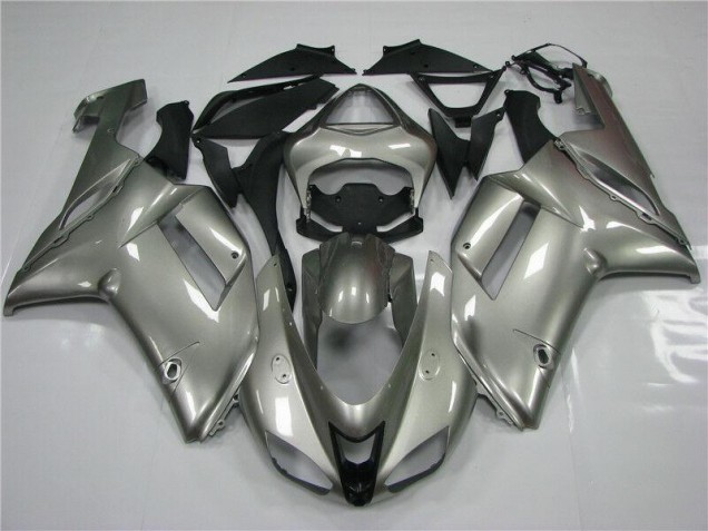 Cheapest 2007-2008 Grey Kawasaki ZX6R Moto Fairings Canada
