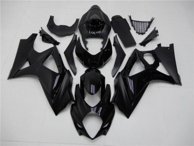 Cheapest 2007-2008 Glossy Matte Black Suzuki GSXR 1000 K7 Replacement Fairings Canada