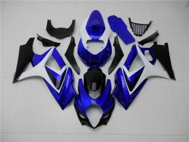 Cheapest 2007-2008 Blue White Black Suzuki GSXR 1000 K7 Motorcylce Fairings Canada
