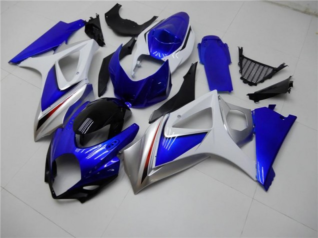 Cheapest 2007-2008 Blue White Suzuki GSXR 1000 K7 Motorcycle Fairings Canada