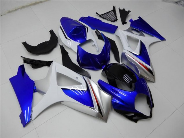 Cheapest 2007-2008 Blue White Suzuki GSXR 1000 K7 Motorcycle Fairings Canada