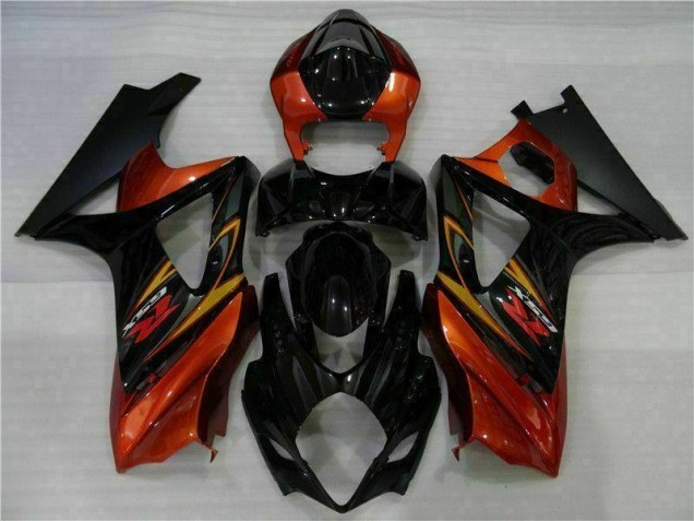 Cheapest 2007-2008 Black Suzuki GSXR 1000 K7 Motorcycle Fairing Kit Canada