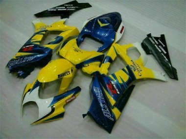 Cheapest 2007-2008 Yellow Suzuki GSXR 1000 K7 Motorbike Fairing Kits Canada