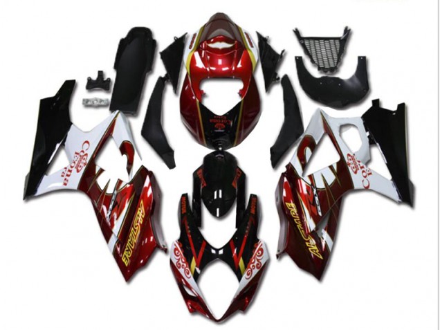 Cheapest 2007-2008 Red White Black Suzuki GSXR 1000 K7 Motorcycle Fairing Kit Canada