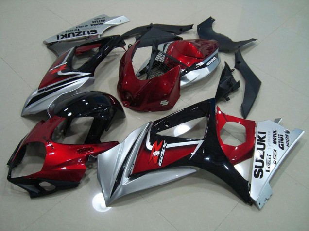 Cheapest 2007-2008 Red Black Silver Suzuki GSXR 1000 K7 Bike Fairing Canada Cheapest 2007-2008 Red Black Silver Suzuki GSXR 1000 K7 Bike Fairing Canada