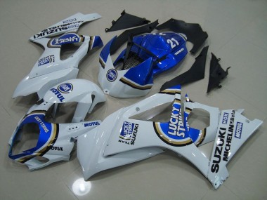 Cheapest 2007-2008 Blue Lucky Strike Suzuki GSXR 1000 K7 Motorbike Fairing Canada