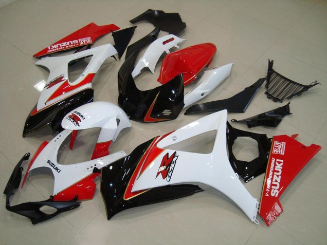 Cheapest 2007-2008 White Red Black Suzuki GSXR 1000 K7 Replacement Motorcycle Fairings Canada