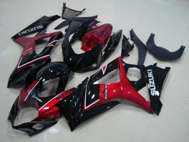 Cheapest 2007-2008 Red Black Suzuki GSXR 1000 K7 Moto Fairings Canada