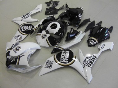 Cheapest 2007-2008 Black Lucky Strike Yamaha YZF R1 Moto Fairings Canada