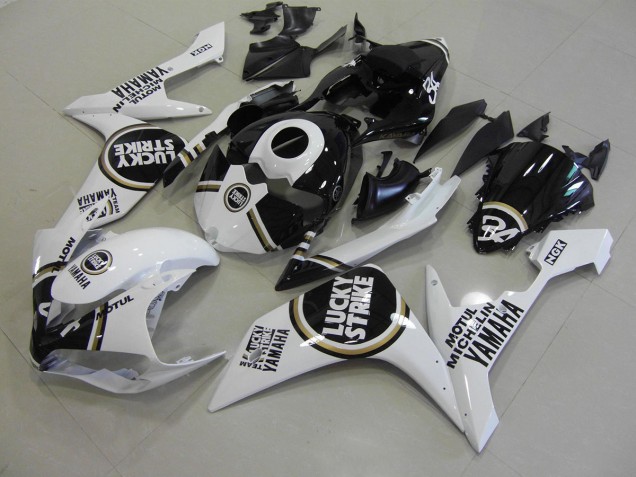 Cheapest 2007-2008 Black Lucky Strike Yamaha YZF R1 Moto Fairings Canada Cheapest 2007-2008 Black Lucky Strike Yamaha YZF R1 Moto Fairings Canada