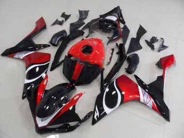 Cheapest 2007-2008 Black Red Glossy Yamaha YZF R1 Motorcycle Replacement Fairings Canada