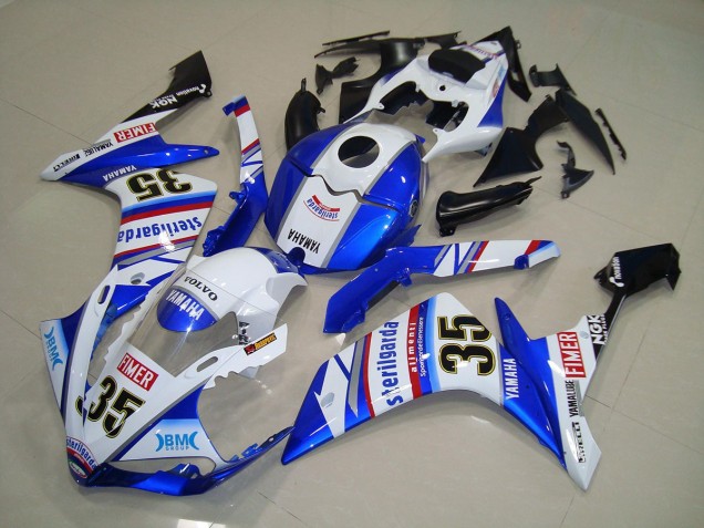 Cheapest 2007-2008 Blue Stickers Yamaha YZF R1 Motorcycle Fairings Canada