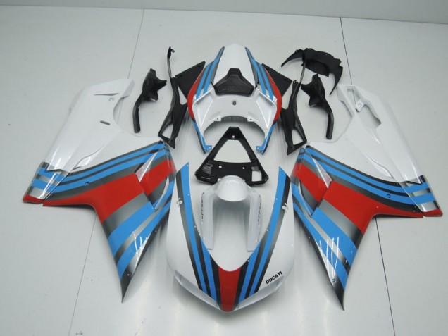 Cheapest 2007-2014 Blue White Red Ducati 848 1098 1198 Motorcyle Fairings Canada Cheapest 2007-2014 Blue White Red Ducati 848 1098 1198 Motorcyle Fairings Canada