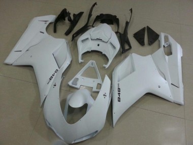Cheapest 2007-2014 Matte White Ducati 848 1098 1198 Motorbike Fairing Canada