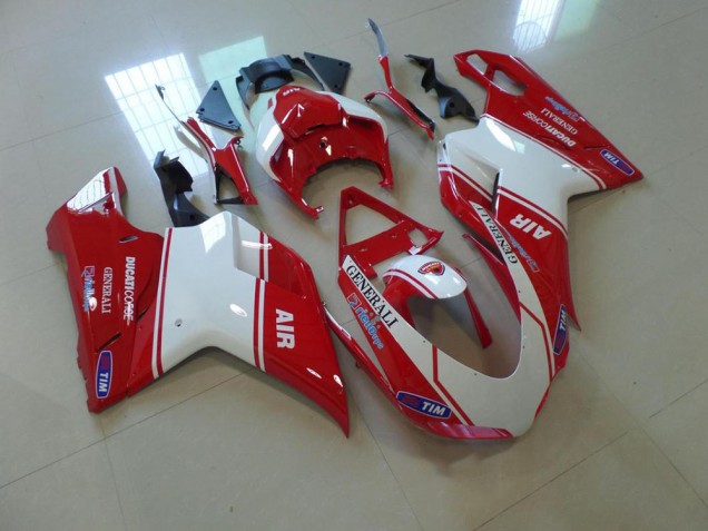 Cheapest 2007-2014 Red and White Air Ducati 848 1098 1198 Motorbike Fairing Canada Cheapest 2007-2014 Red and White Air Ducati 848 1098 1198 Motorbike Fairing Canada