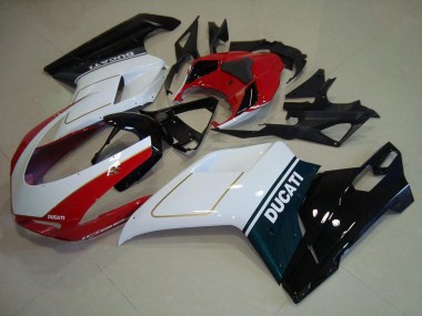 Cheapest 2007-2014 Tri Color Ducati 848 1098 1198 Moto Fairings Canada