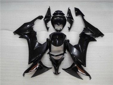 Cheapest 2008-2010 Glossy Black Kawasaki ZX10R Motorcycle Fairing Kit Canada
