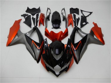 Cheapest 2008-2010 Black Orange Grey Suzuki GSXR 600/750 Motorbike Fairing Kits Canada