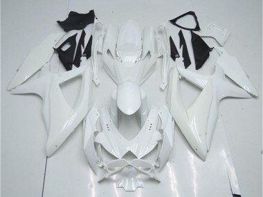 Cheapest 2008-2010 White Suzuki GSXR 600/750 Motorcyle Fairings Canada