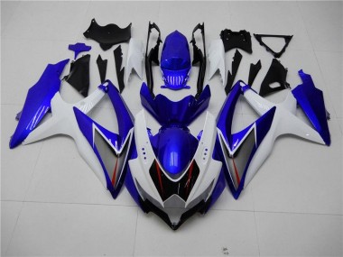 Cheapest 2008-2010 White Blue Suzuki GSXR 600/750 Motorbike Fairings Canada